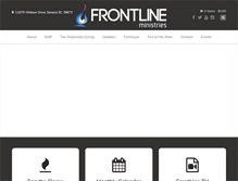 Tablet Screenshot of frontlinefire.org