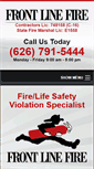 Mobile Screenshot of frontlinefire.net